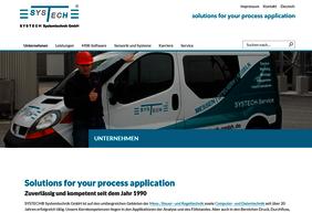 Systech Systemtechnik Website